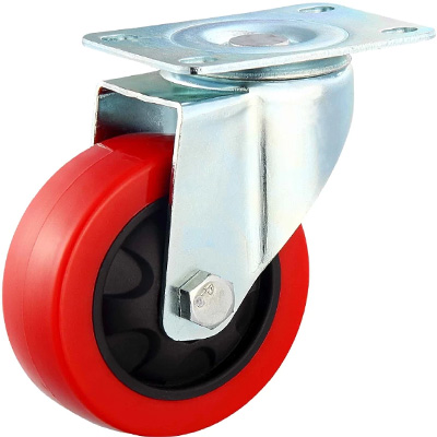 CASTER WHEEL RED 2" SWIVEL